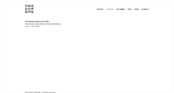 Desktop Screenshot of neochromegallery.com
